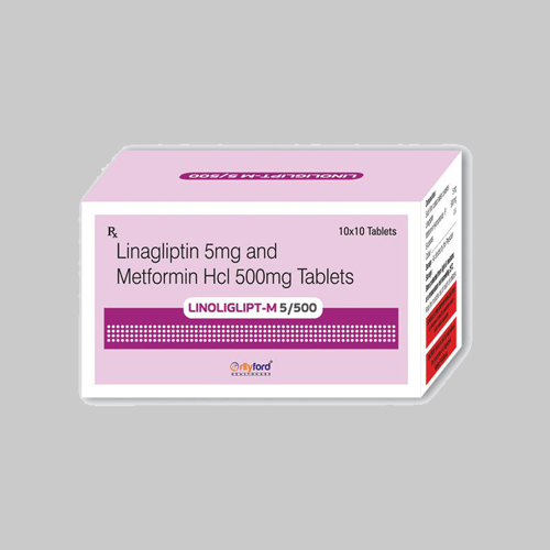 Linagliptin 5 mg and Metformin HCl 500 mg Tablets