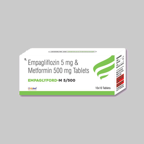 Empagliflozin 5 mg & Metformin 500 mg Tablets