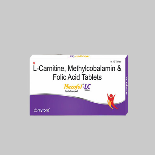 L-Carnitine, Methylcobalamin & Folic Acid Tablets