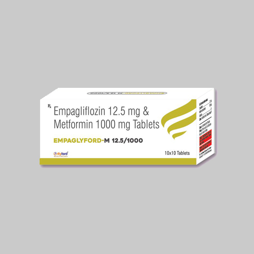 Empagliflozin 12.5 mg & Metformin 1000 mg Tablets