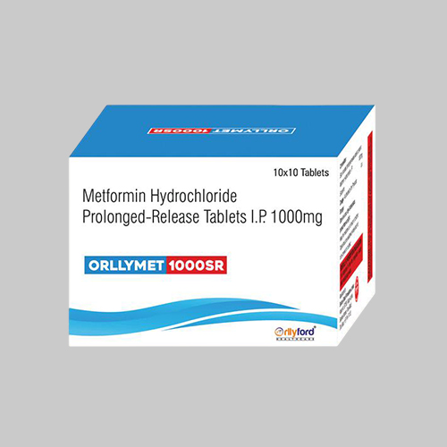Metformin Hydrochloride Prolonged-Release Tablets I.P. 1000 mg